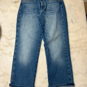 J. Jill High Rise Straight Leg Ankle Jean